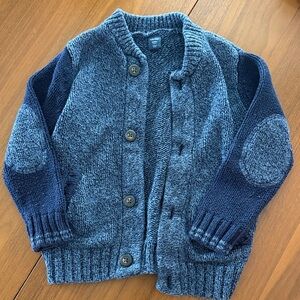 Gap Cozy Blue Knit Cardigan